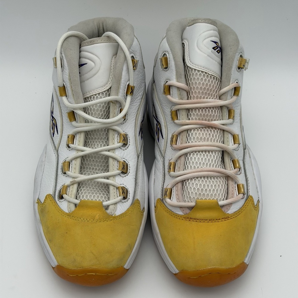Reebok Question Mid 'Yellow Toe' FX4278 Size 12‎ No Box - Picture 5 of 13